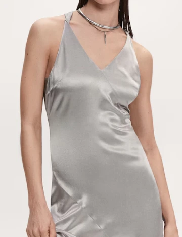 Rochie lunga Mango, gri