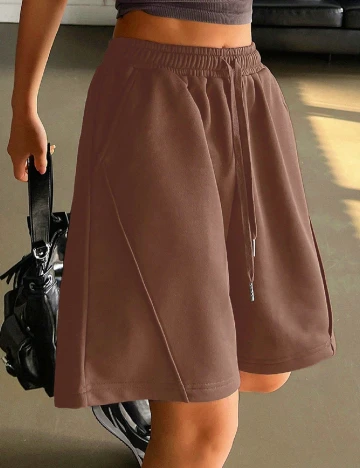 Pantaloni scurti Dazy, maro