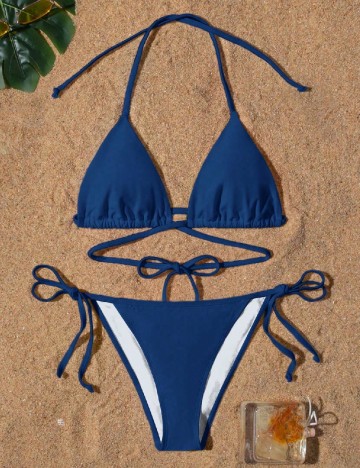 
						Costum de baie SHEIN, albastru