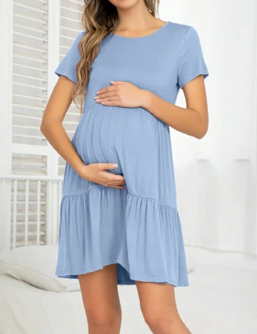 Rochie scurta SHEIN Maternity, albastru