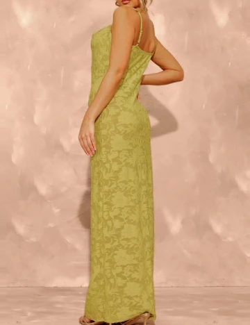 Rochie lunga PRETTYLITTLETHING, verde