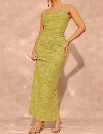Rochie lunga PRETTYLITTLETHING, verde
