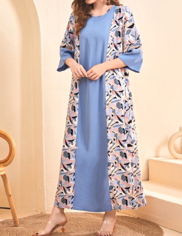 
						Rochie lunga Emery Rose, albastru