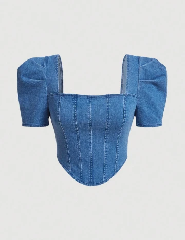 Top SHEIN, albastru Albastru