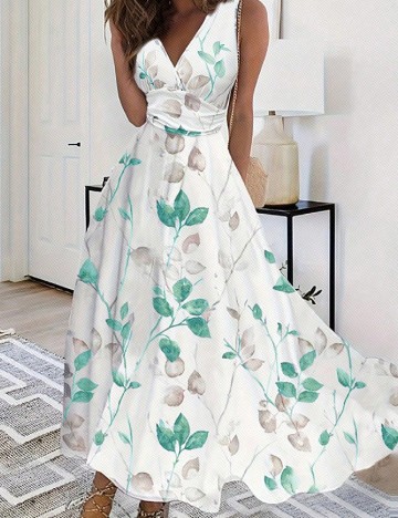
						Rochie lunga SHEIN, alb