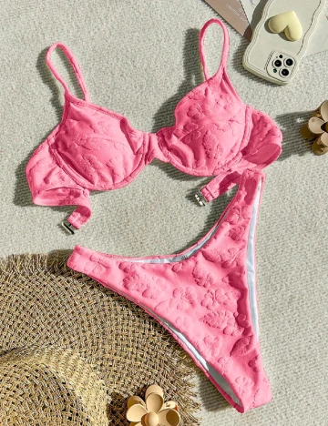 Costum de baie SHEIN, roz Roz