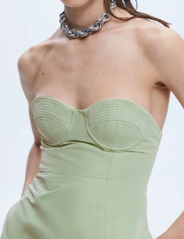 Rochie medie Mango, verde