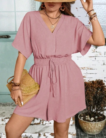 Salopeta SHEIN CURVE, roz