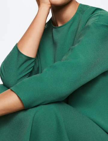Rochie medie Mango, verde