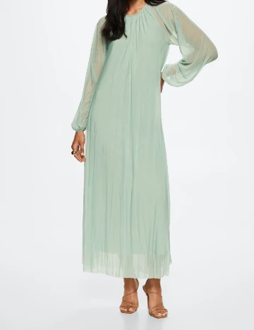 Rochie lunga Mango, verde