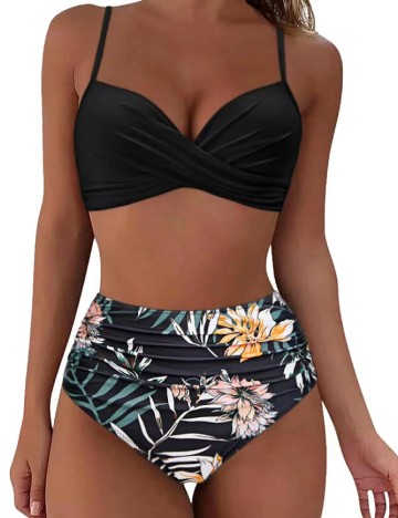 
						Costum de baie SHEIN, negru