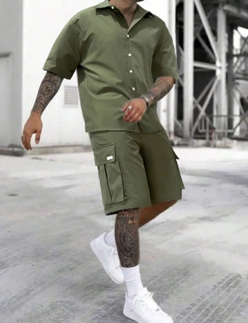 Compleu SHEIN, verde Verde