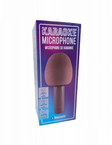 Microfon karaoke Bluetooth Dayes, roz Roz