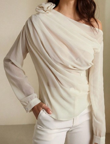 
						Bluza SHEIN, ecru