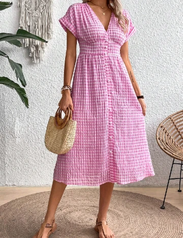 Rochie medie SHEIN, roz