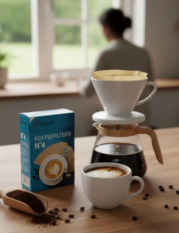 Filtre de cafea, nr. 4 Formidi, bej