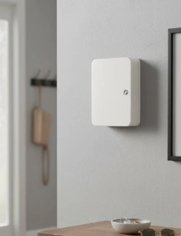 Cutie pentru chei Home Accents, ecru