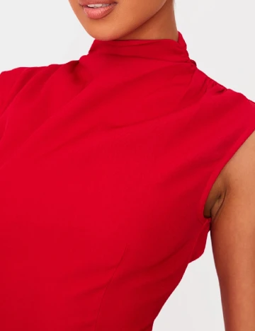 Rochie scurta PRETTYLITTLETHING, rosu