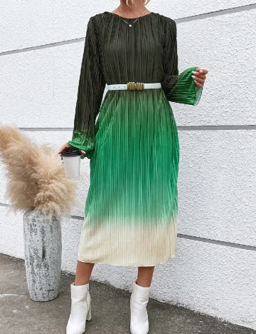 Rochie medie SHEIN, verde