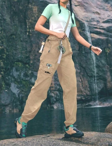 Pantaloni SHEIN, crem Crem