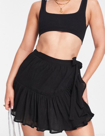 
						Fusta ASOS, negru