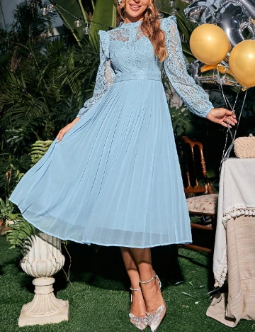 Rochie lunga SHEIN, albastru