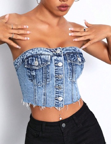
						Top SHEIN, albastru