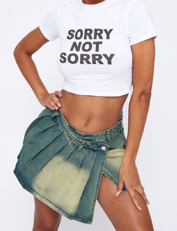 Fusta PRETTYLITTLETHING, albastru