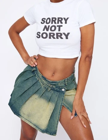 Fusta PRETTYLITTLETHING, albastru