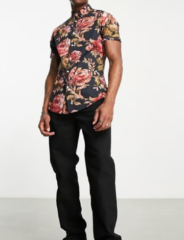 
						Camasa ASOS, floral print