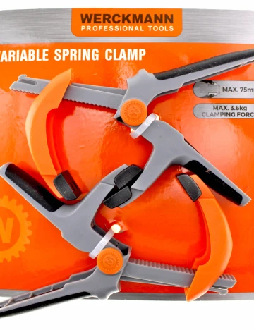 Set cleme fixare 2 bucati Werckmann, mix culori