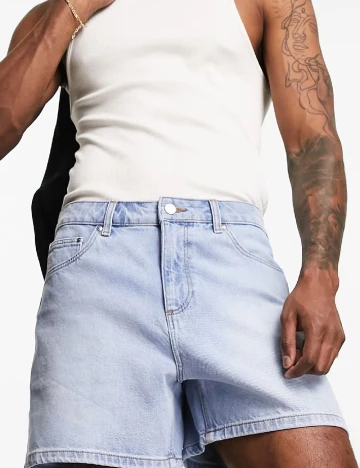 Pantaloni scurti ASOS, albastru
