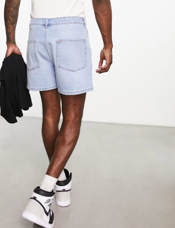 Pantaloni scurti ASOS, albastru