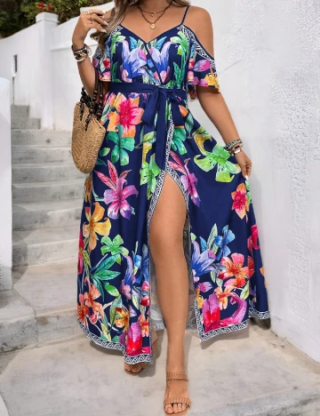 Rochie lunga SHEIN CURVE, floral