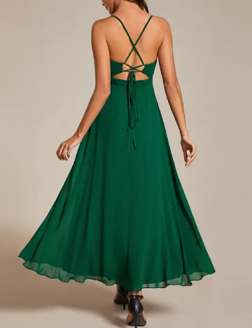 Rochie medie Ever-Pretty, verde