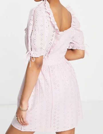 Rochie scurta Miss Selfridge, roz
