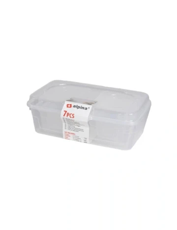 Set recipiente Alpina, transparent