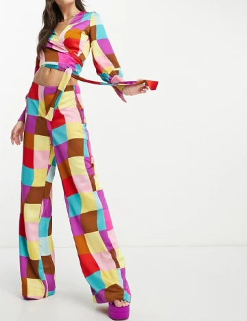 Pantaloni Something New, mix culori Mix culori