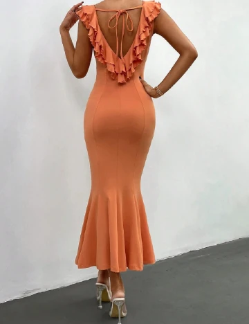 Rochie lunga SHEIN, portocaliu