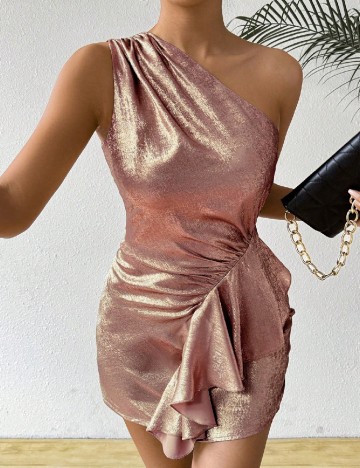 
						Rochie scurta SHEIN, roz