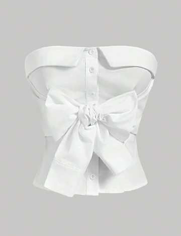 Top SHEIN, alb