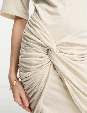 Rochie scurta ASOS, crem