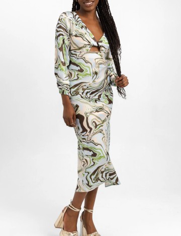 
						Rochie lunga ASOS, mix culori