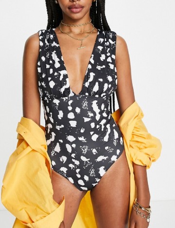 
						Costum de baie ASOS, negru