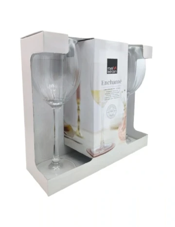 Set pahare 3 bucati Royal Leerdam, transparent Alb