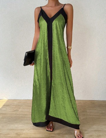 
						Rochie lunga SHEIN, verde