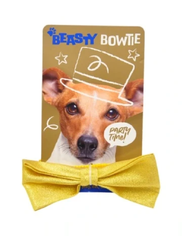 Papion pentru catei Beasty, galben Galben