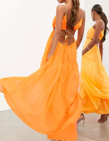 Rochie lunga ASOS, portocaliu