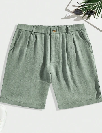 Pantaloni scurti SHEIN, verde Verde
