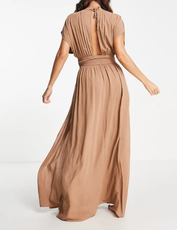 Rochie de plaja ASOS, maro